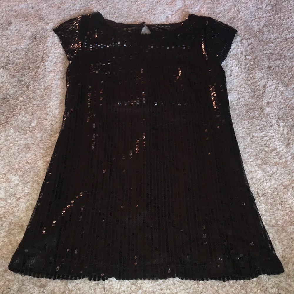 Forever 21 Black Sequin Sparkle Party Dress